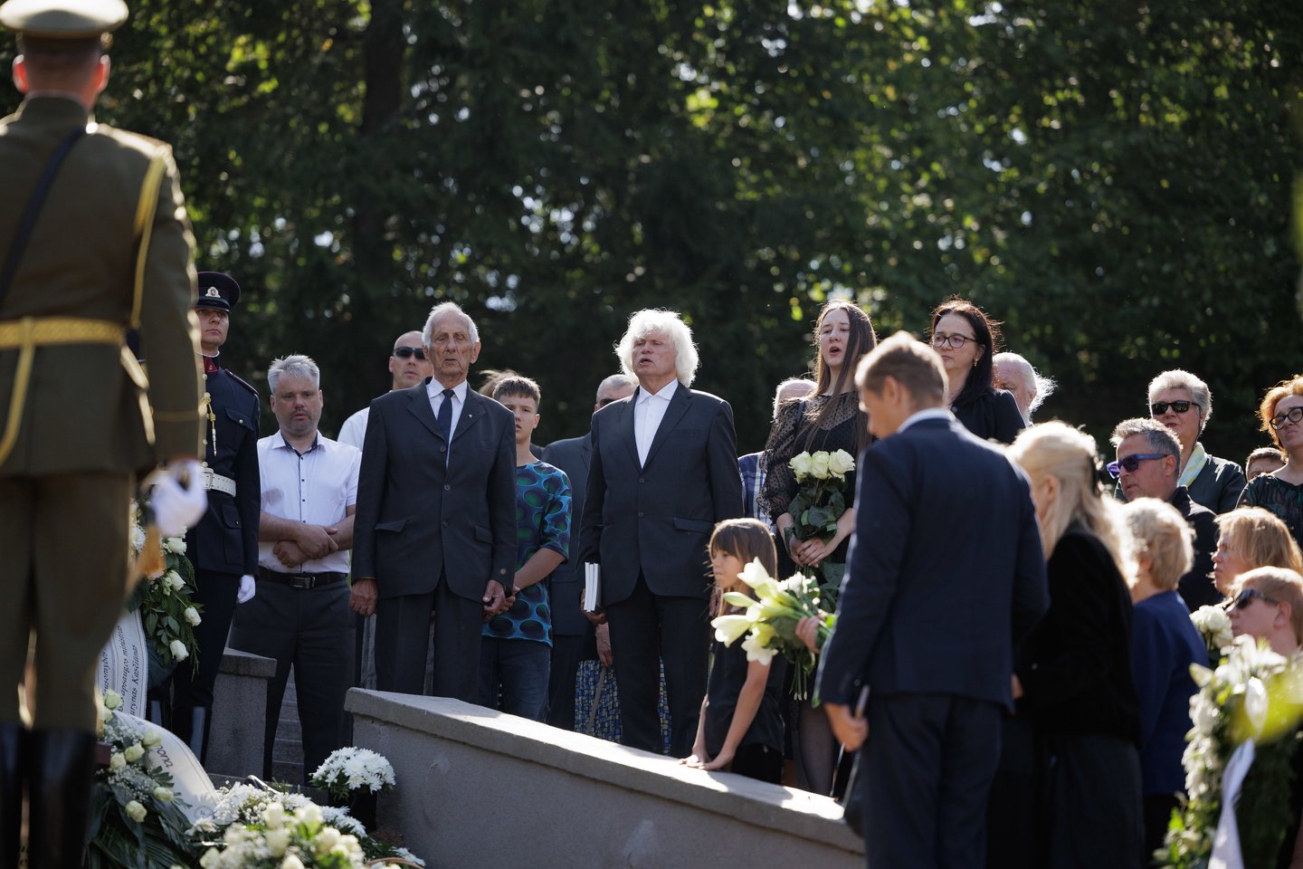  Lietuvos Nepriklausomybės Akto signataro, ekonomisto Vlado Terlecko laidotuvės.<br> V.Skaraičio nuotr.