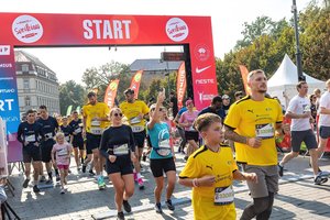 Už sergančius vaikus, globojamus R. Kaukėno paramos fondo, maratone bėgo rekordinis skaičius dalyvių