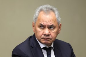S. Šoigu: kol Ukrainos ginkluotosios pajėgos bus Rusijos teritorijoje, derybų nebus