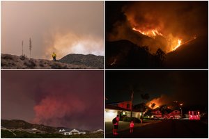 Vaizdai lyg iš pragaro: nevaldoma gamtos stichija niokoja JAV, gyventojai priversti palikti namus