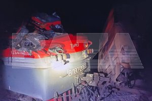 Rusijos pasienio regione prie Ukrainos nuo bėgių nulėkė krovininis traukinys