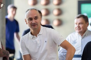 NKL prezidentas išreiškė palaikymą Lietuvos krepšinio federacijos vadovo posto siekiančiam M. Balčiūnui