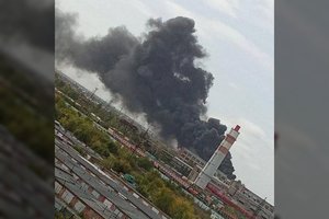 Rusijos tankų gamykloje – gaisras