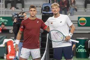 Kroatijos teniso rinktinę nemenkai nustebino E. Butvilo pasirodymas: „Nesitikėjome“