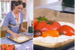Originalus būdas sunaudoti pomidorus: K. Starkienės pyragas taps rudens sezono hitu