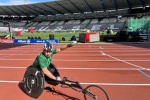 Istorinis startas: K. Skučas tapo pirmuoju „Deimantinės lygos“ Lietuvos neįgaliuoju sportininku