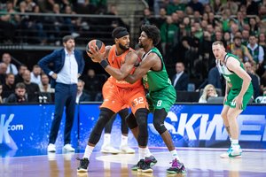 Buvusių žalgiriečių akistatoje – B. Davieso pergalingas metimas per K. Hayesą