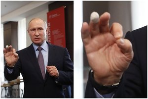 Vladimiro Putino delno linijos apstulbino chiromantą: tokia būtybė iš viso neturėtų egzistuoti