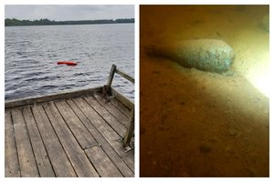Akmenės rajone nardytojas rado sprogmenį – jį sunaikino išminuotojai
