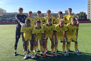 Vaikinų U17 futbolo rinktinė antrąkart užtikrintai nugalėjo Maltos bendraamžius