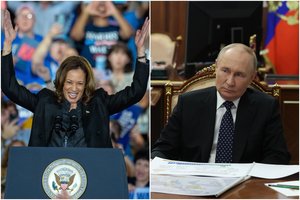 „Microsoft“ perspėja, kad K. Harris rinkimų kampanija atsidūrė Rusijos dėmesio centre