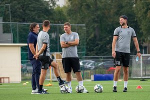 Pergales skinančiai Lietuvos U17 futbolo rinktinei treneris turėjo pastabų: „Buvo matomos atsipalaidavimo apraiškos“