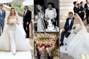 A. Valentaitė ir G. Manchesteris švenčia medvilnines vestuves: pasidalijo nematytais pasakiškos šventės kadrais