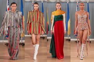 Agnė Kuzmickaitė Londono mados savaitėje: tautinių elementų interpretacija ir diplomatinė estetika