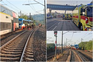 Per traukinių susidūrimą Prahoje sužeisti 35 žmonės