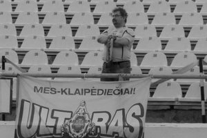 Mirė legendinis Klaipėdos „Atlanto“ sirgalius