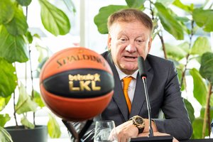 Sezoną pasitinkantis LKL prezidentas R. Milašius griežtas: „Neleisiu, kad lyga užleistų turimas pozicijas“