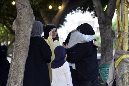 Izraelio smūgis Beirutui.