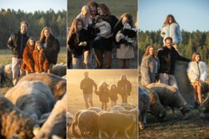 Šokėjų Gintarės ir Tomo Slausgalvių šeima mėgavosi jaukia fotosesija – ji priminė vaikystę