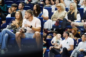„Wolves“ rugtynių pirmose eilėse – žinomi žmonės: atvyko ir S. Maslobojevas su mylimąja
