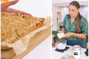 K. Starkienė atvėrė savo namų sostinėje duris: iškepė pyragą kuris tiesiog tirpsta burnoje