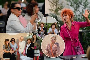 R. Dominaitytės spektaklyje – būrys garsenybių: atvyko ir retai viešumoje matoma J. Statkevičiaus mama