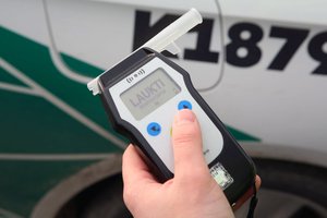 Kaune automobilio vairuotojui nustatytas 4,69 prom. neblaivumas