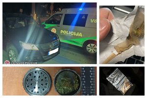 Po naktinio policijos reido Trakų rajone – ikiteisminiai tyrimai dėl disponavimo kvaišalais