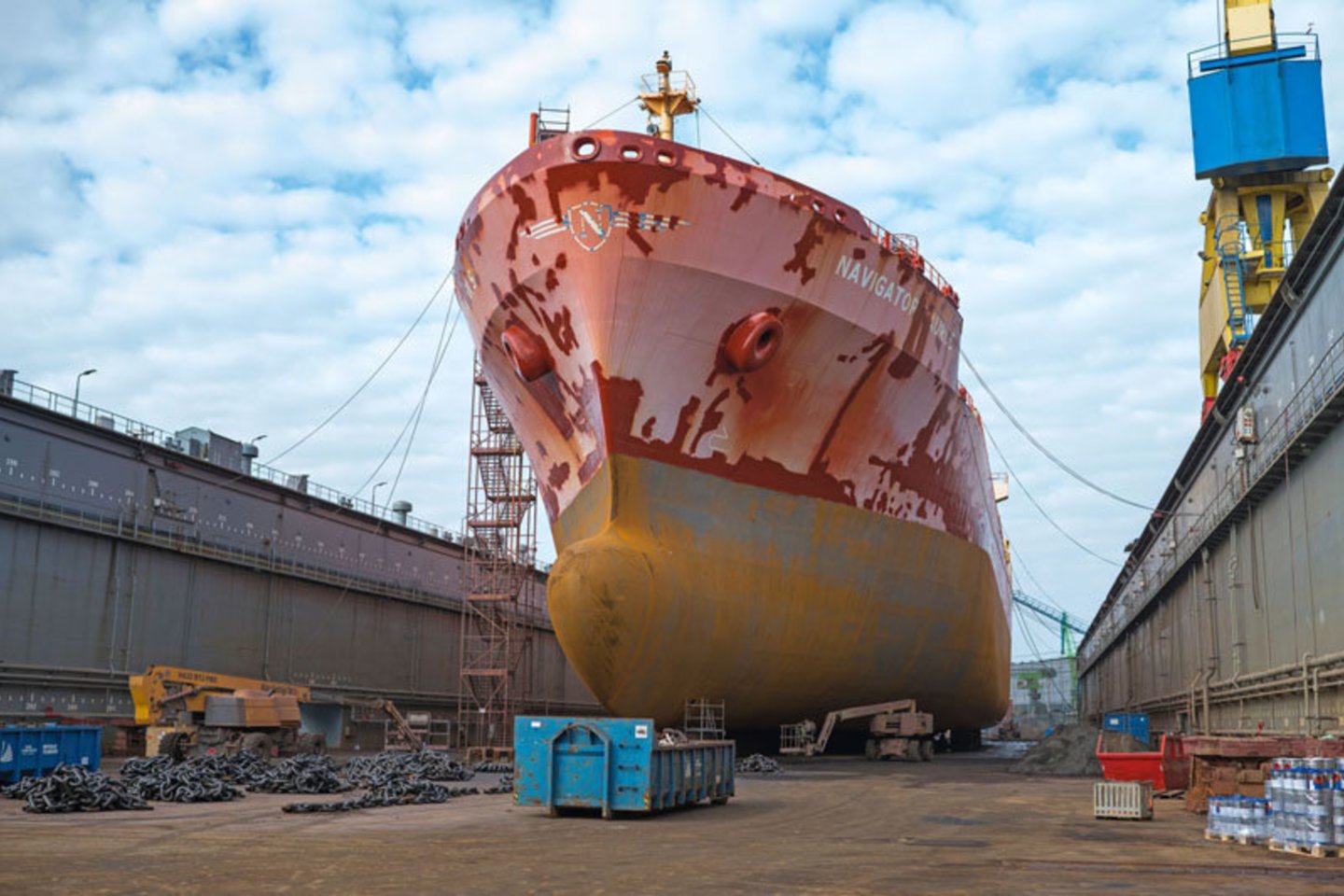 Laivų remontas<br>V.Jurevičienės nuotr.