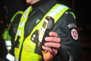 Sostinėje automobilio vairuotojui nustatytas 4,09 prom. girtumas