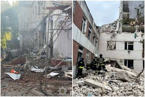 Rusija sudavė smūgį į medicinos įstaigą Sumuose: pranešama apie žuvusiuosius