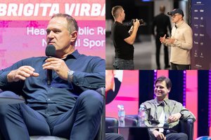 Praūžė pirmoji Lietuvoje sporto verslo konferencija: dalyvavo V. Alekna, R. Kaukėnas, E. Gulbis, R. Baciuška ir broliai Lavrinovičiai