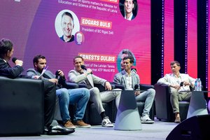 Latvijos sporto ir verslo rinką „SportBiz“ konferencijoje aptarę „braliukai“ dėkojo už J. Timberlake'o koncertą stadione