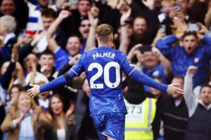 Anglijos „Premier“ lygoje – C. Palmerio „pokerio“ šou, „Arsenal“ ir „Everton“ triumfas