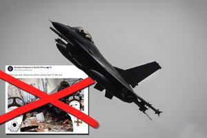 Rusija paskelbė, kad numušė ukrainiečių naikintuvą „F-16“. Tačiau tikroji tiesa paaiškėjo labai greitai