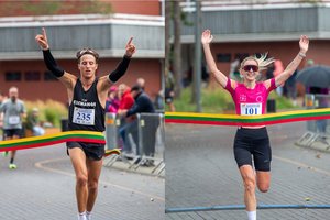 Lietuvos pusės maratono čempionate aukso medaliais pasipuošė L. Tarasevičius ir R. Juškevičiūtė