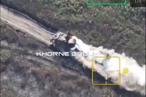 Rusų smūgiai vokiško „Leopard 2“ nesustabdė – tai, ką padarė liepsnojantis tankas, gali nustebinti