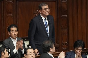 Japonijos parlamente Sh. Ishiba patvirtintas ministru pirmininku