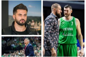 D. Lavrinovičius pažvelgė į galimą Lietuvos rinktinės vadovą L. Kleizą – Šaras už jį rūbinėje buvo stipresnis