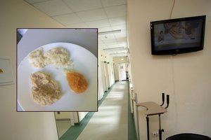 Ligoninėje gautą maistą sulygino su jovalu: kas yra lėkštėje, pasakyti išties sunku