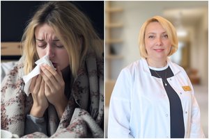 Gripo sezono atmintinė: gydytoja pažėrė patarimų, kad virusai jus apeitų 