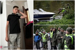 Tęsiama Vilniuje dingusio 15-mečio paieška – toliau tikrinama Neries vaga ir upės pakrantės