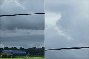 Kaune užfksuotas baltas meteorologinis balionas: atskleidė, kam ir kodėl jis naudojamas