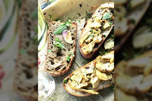 Italijos įkvėptas greitai pagaminamas užkandis su baravykais: grybų nereikės net virti