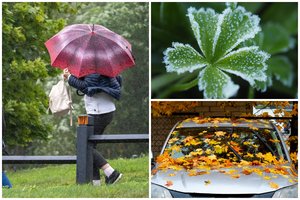 Po saulėto šeštadienio – šalnos iki 5 laipsnių šalčio ir lietus