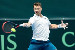 Į teniso kovas sugrįžęs R. Berankis buvo sudorotas Prancūzijoje