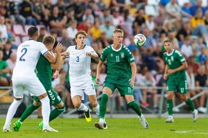 Slovėnijoje – lietuvių akistata: įvartį pelnęs A. Kučys tapo rezultatyviausiu pirmenybių žaidėju