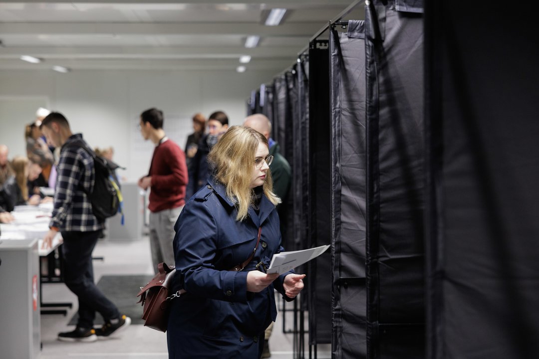 Išankstinis balsavimas Seimo rinkimuose<br>V. Skaraičio nuotr.