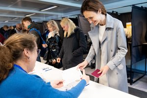 Seimo rinkimuose savo balsą atidavusi V. Čmilytė-Nielsen: sugebėjome su visais nesusipykti