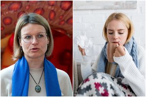 Peršalimas, gripas ar koronavirusas? Gydytoja patarė, kaip atskirti